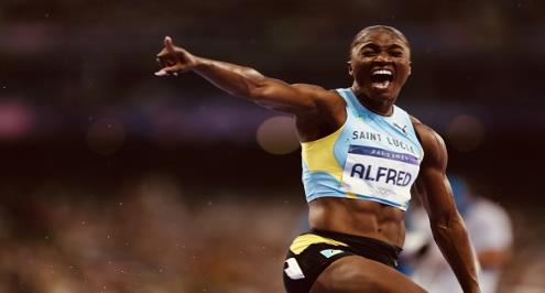 4 في مهمة رسمية.. ذهبية أولمبية تقود جزيرة سانت لوسيا لهزيمة تاريخية أمام أمريكا 